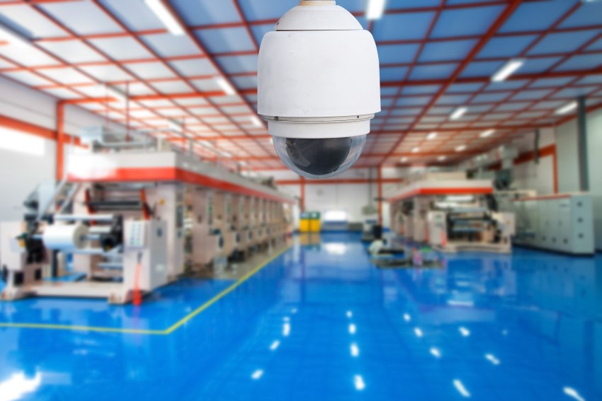 warehouse security cameras