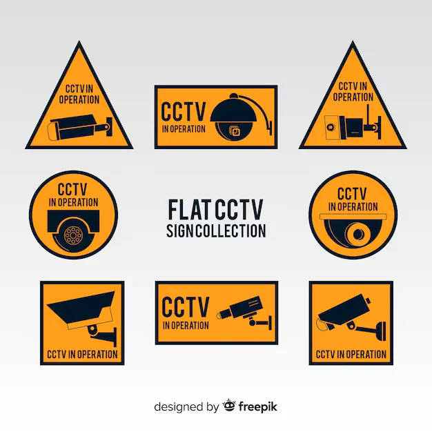 Types of Video Surveillance Signs