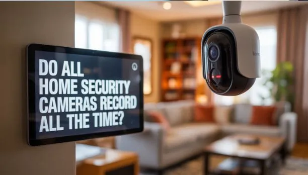 Do Home Security Cameras Record All the Time?