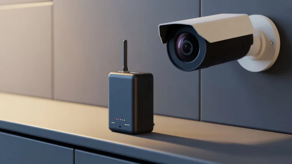 Is there a device that can interfere with security cameras - small wireless jammer beside bullet CCTV camera