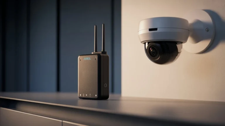Is there a device that can interfere with security cameras - signal jammer next to dome CCTV camera on wall