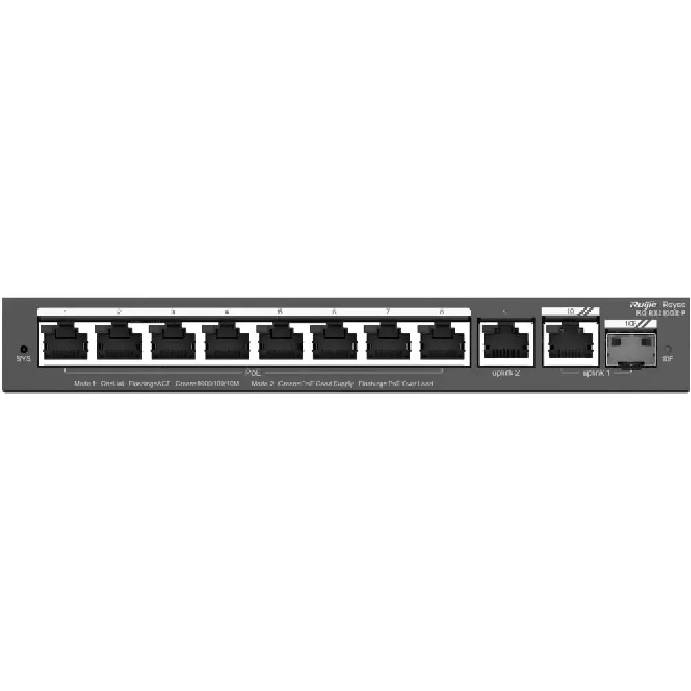 RG-ES210GS-P || Reyee, Networking, Switch